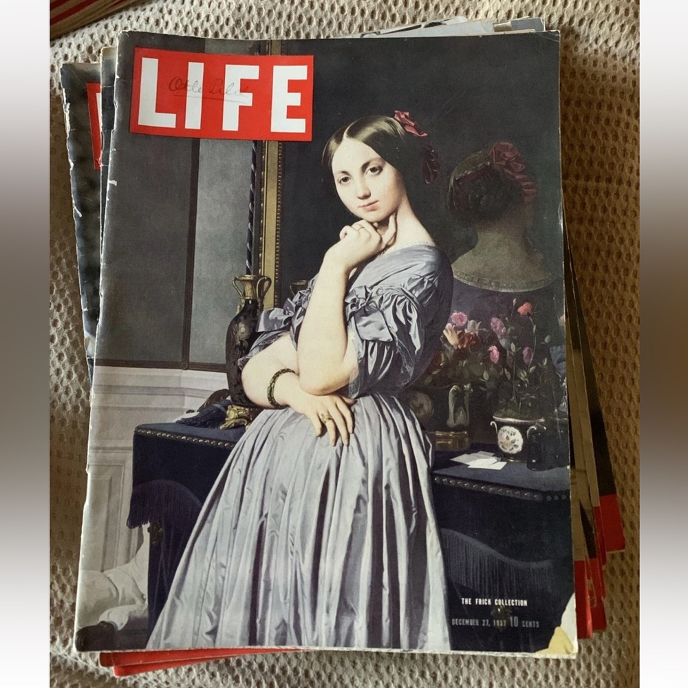 Life Magazine Dec 27, 1937 Frick Collection Edward Weston Hollywood Television
